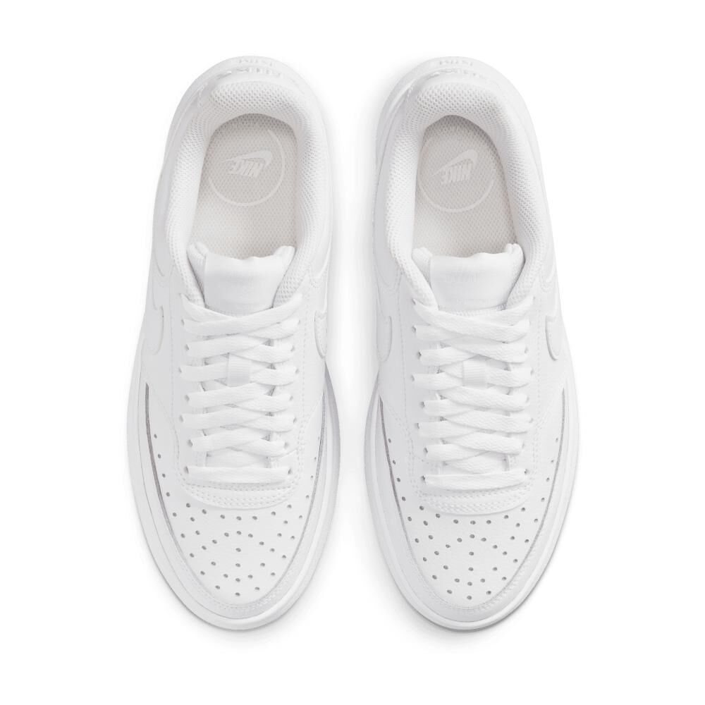 Zapatilla Urbana Mujer Nike Nike Court Vision Alta Blanco image number 2.0
