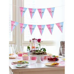 Guirnalda Banderines De Revelaci&oacute;n Baby Shower Cotillon