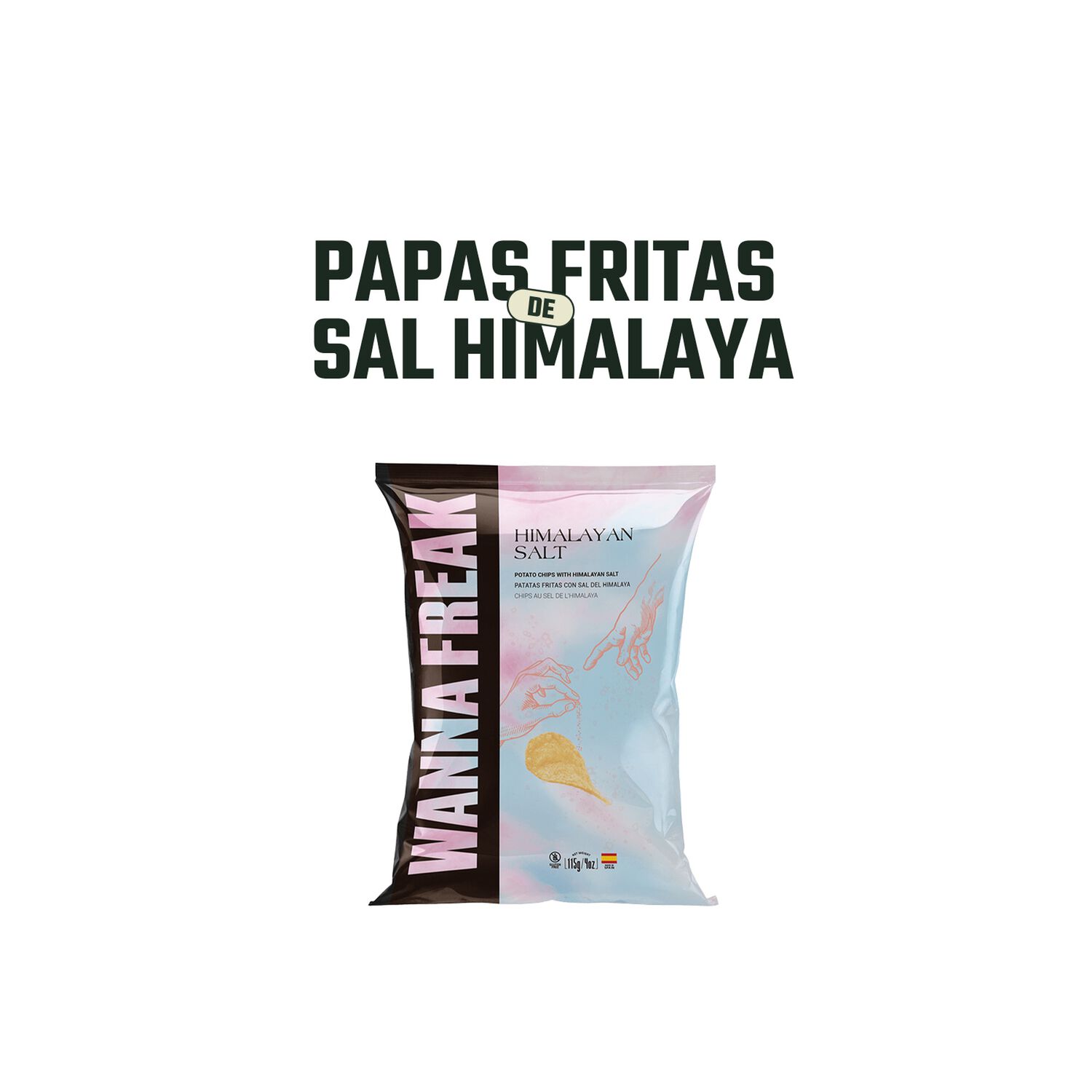 Papas Fritas Sal Himalaya Wanna Freak 1 X 115 Gr image number 2.0
