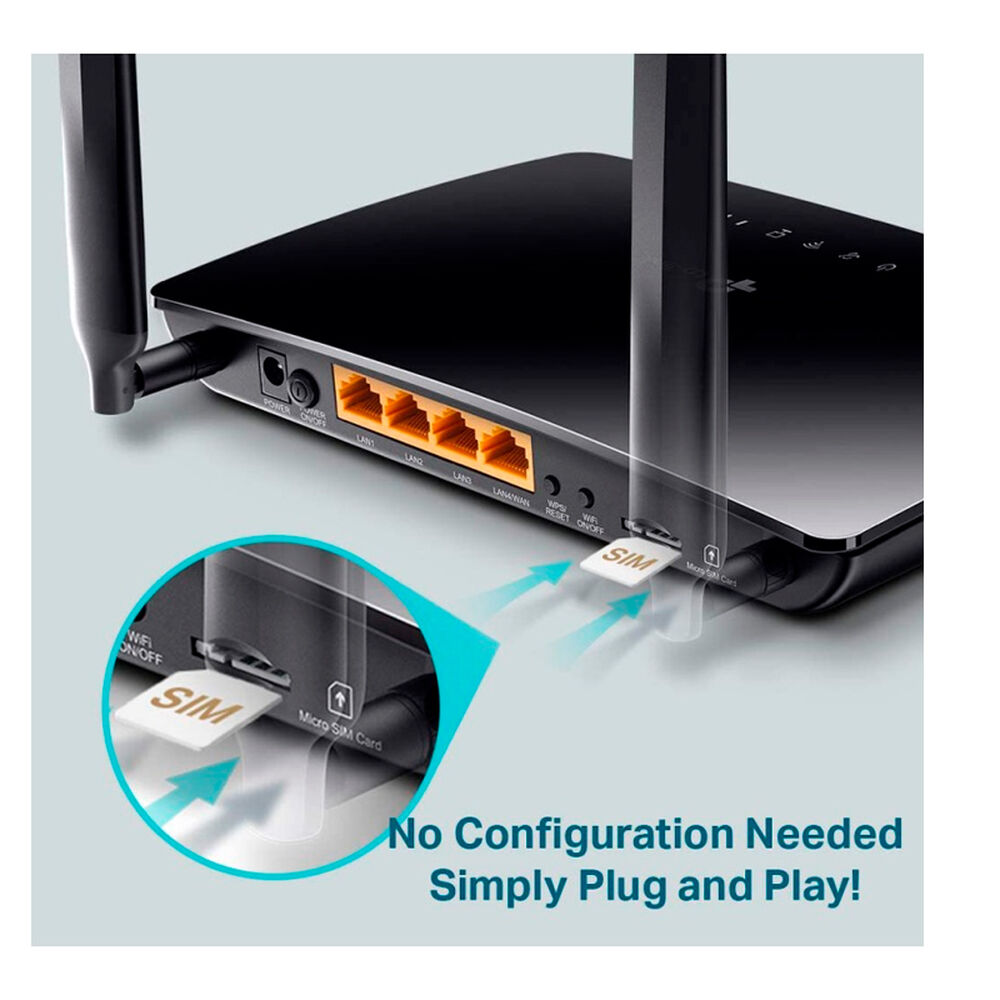 Router Tp-link Tl-mr6400 V4 Negro Fx image number 2.0