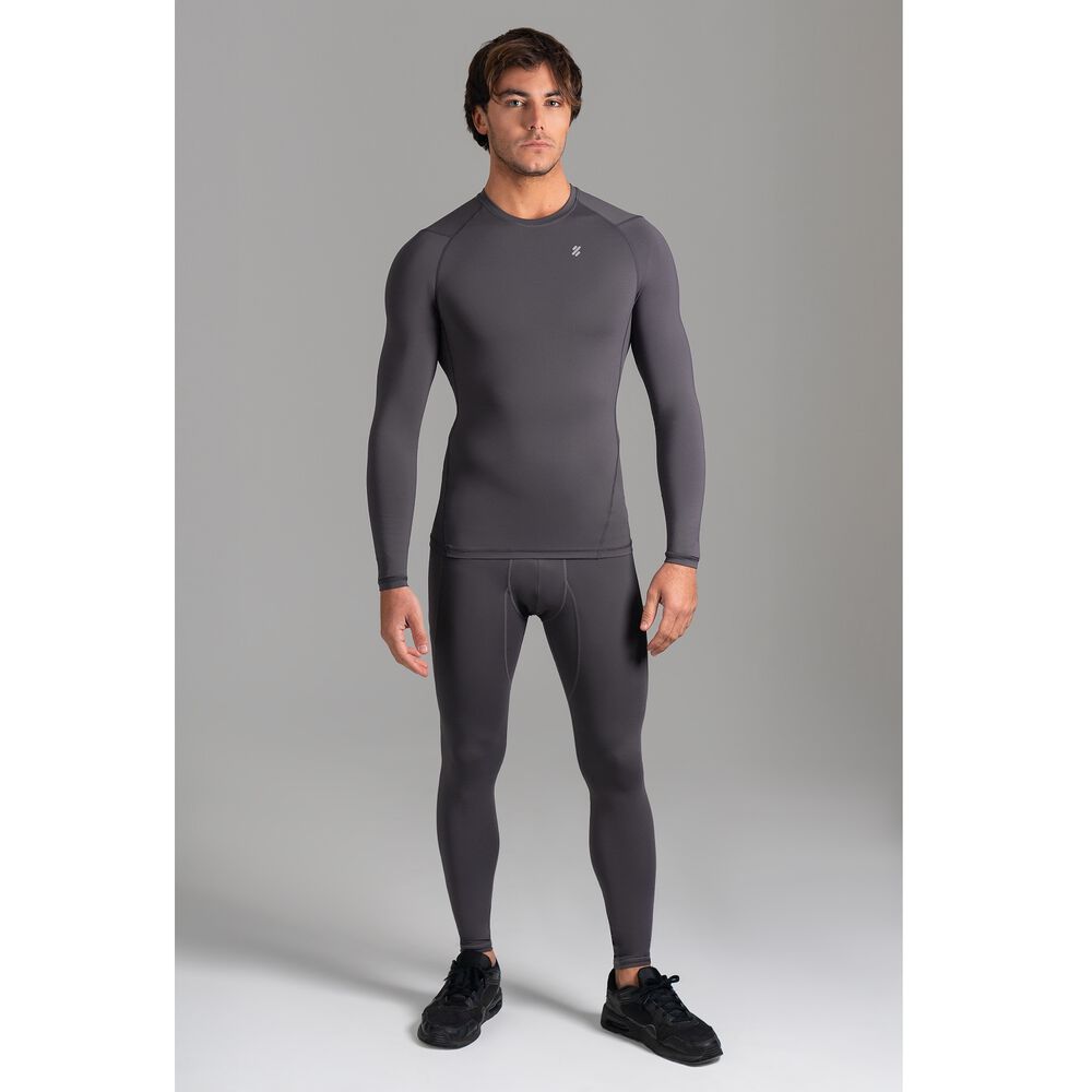 Ultimate Polera Ml Compresiva Sport Hombre Magnet - L image number 1.0