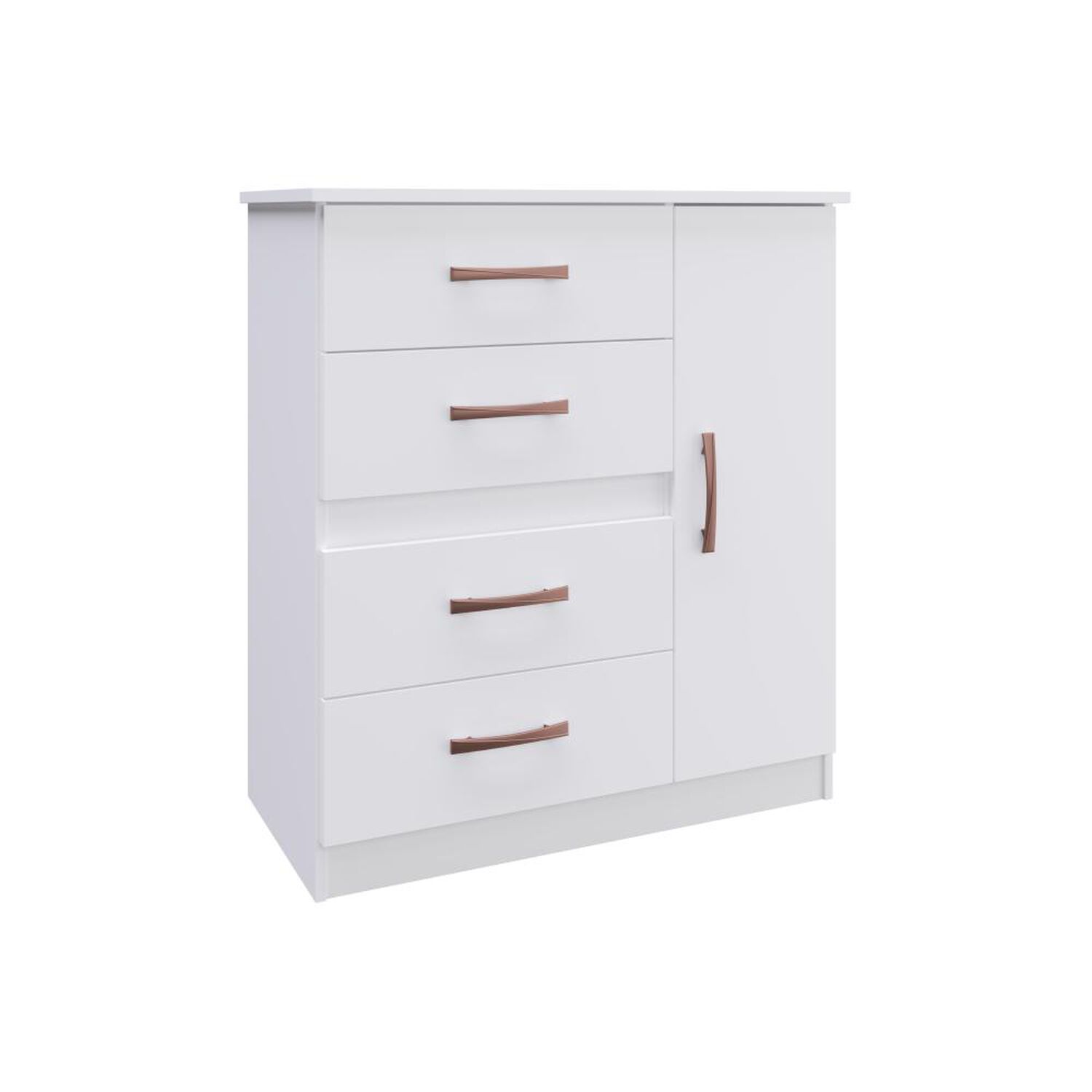 Comoda Di Poretti Design Caribe / 1 Puerta / 4 Cajones image number 0.0