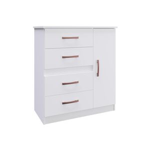 Comoda Di Poretti Design Caribe / 1 Puerta / 4 Cajones