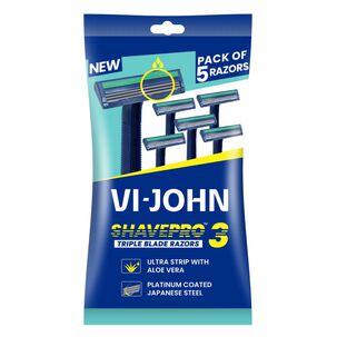 Maquina De Afeitar Desechable Aloe Vera X 5 Triple Hojilla