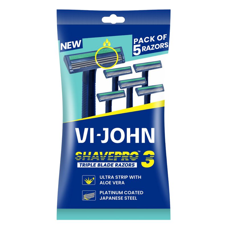 Maquina De Afeitar Desechable Aloe Vera X 5 Triple Hojilla