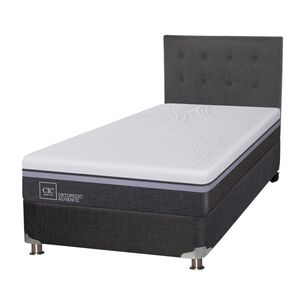 Box Spring Cic Ortopedic / 1.5 Plazas / Base Normal + Respaldo
