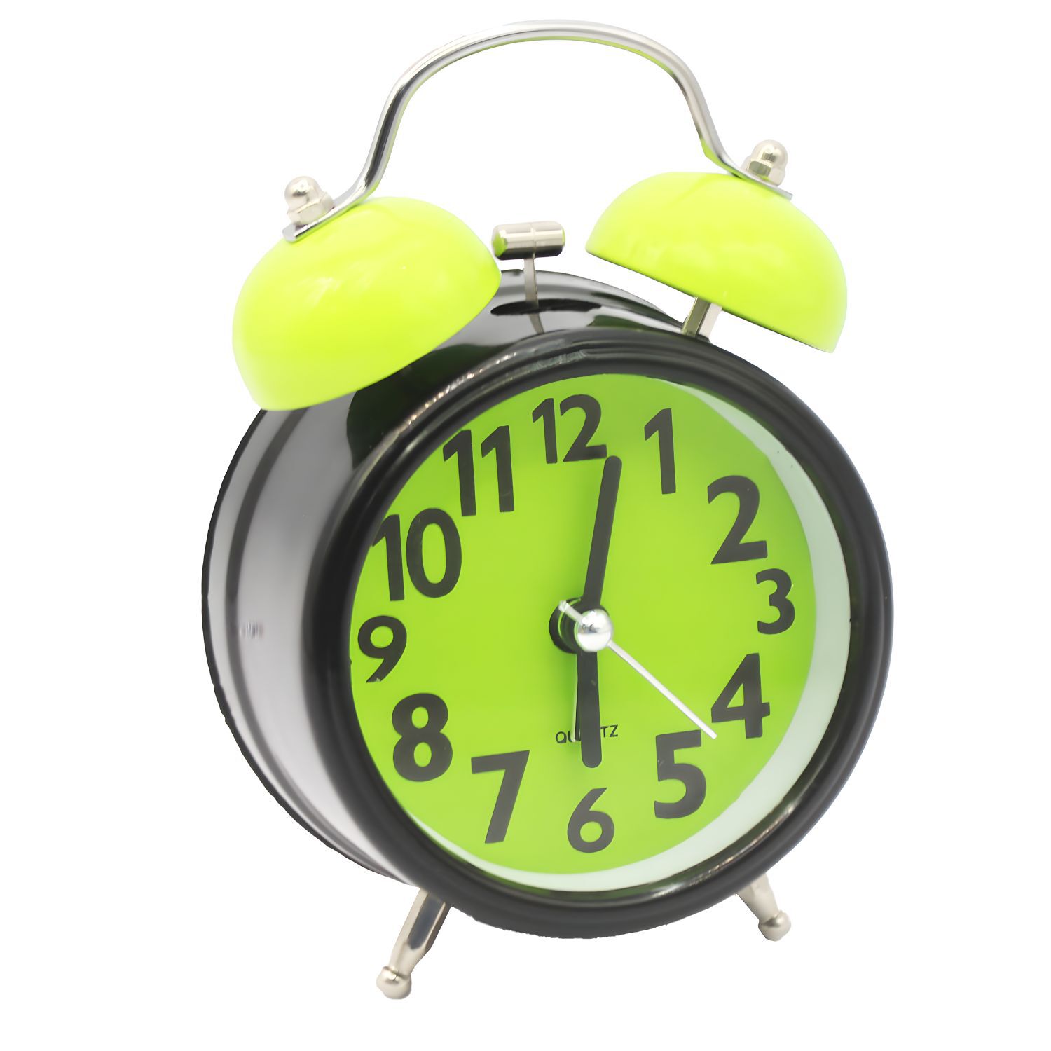 Reloj Despertador Con Campana Y Luz Cambia Color - Ps image number 0.0
