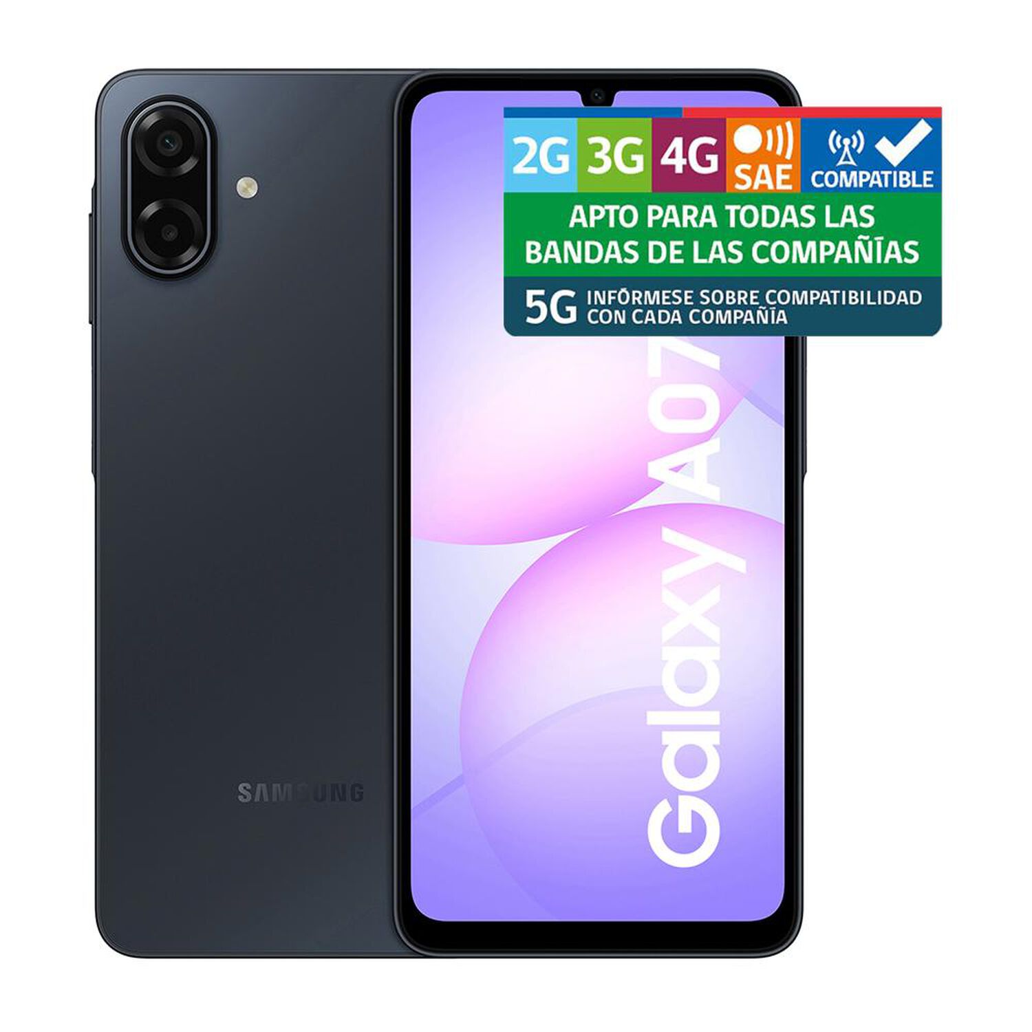 Smartphone Samsung Galaxy A07 / 5G / 128 GB / Negro / Liberado image number 7.0