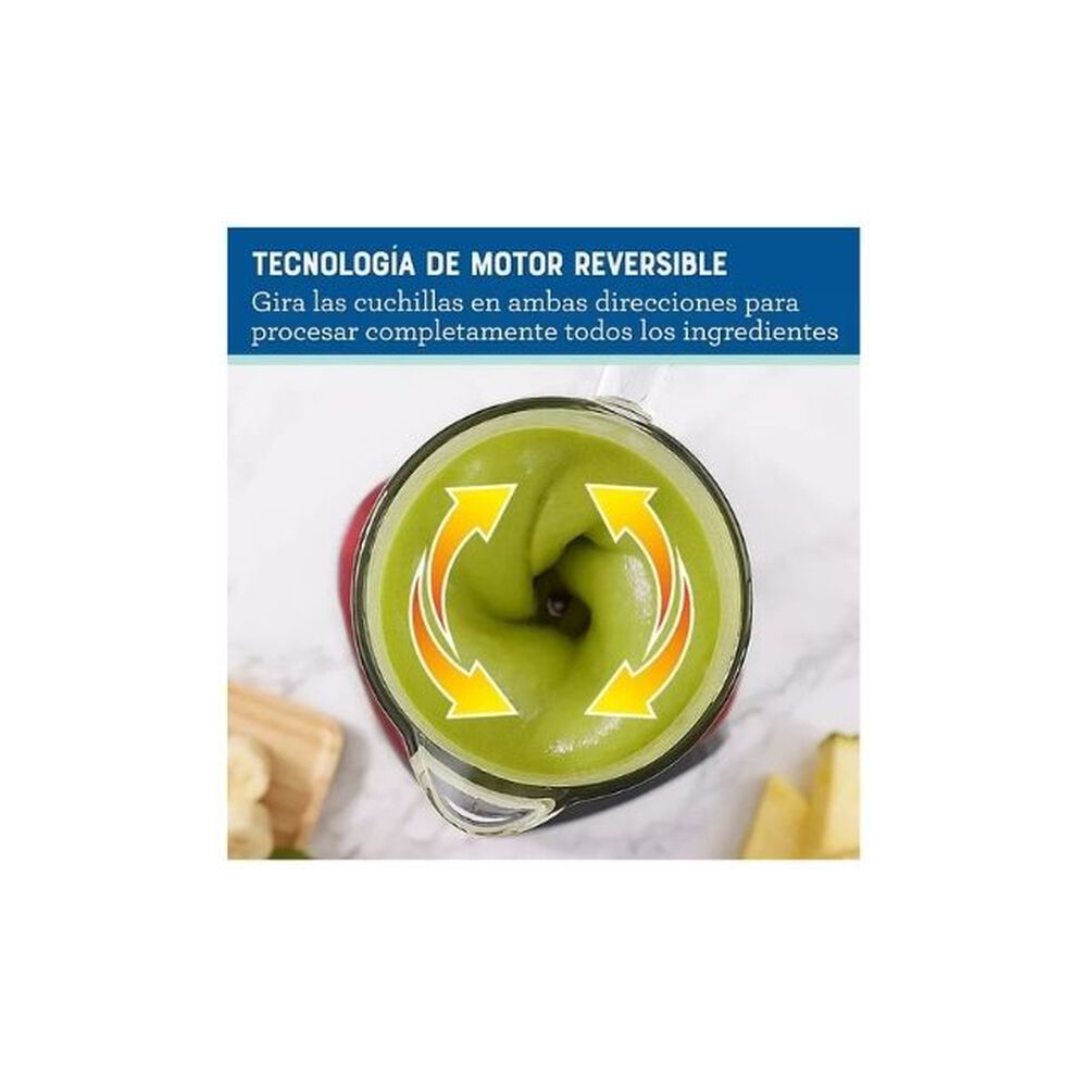 Licuadora Oster Reversible 3 Velocidades + Pulso Blstpegcrt Color Rojo image number 3.0