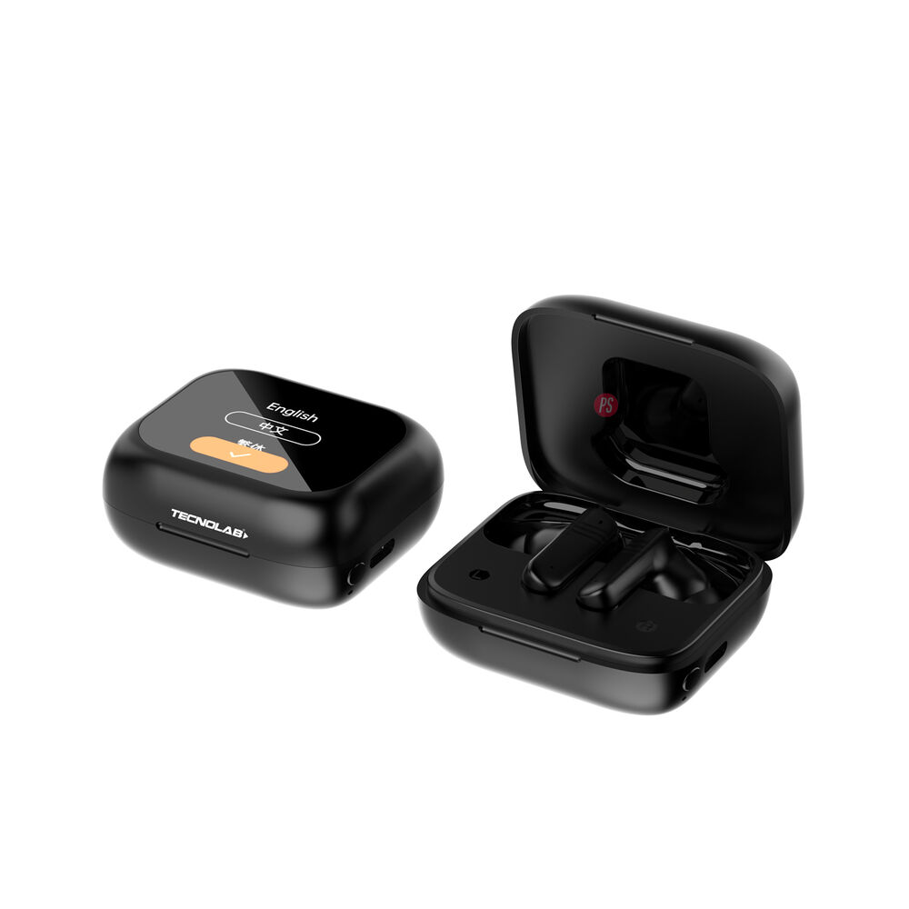 Aud&iacute;fonos Bluetooth Con Pantalla Touch Y Anc Negros - Ps image number 1.0