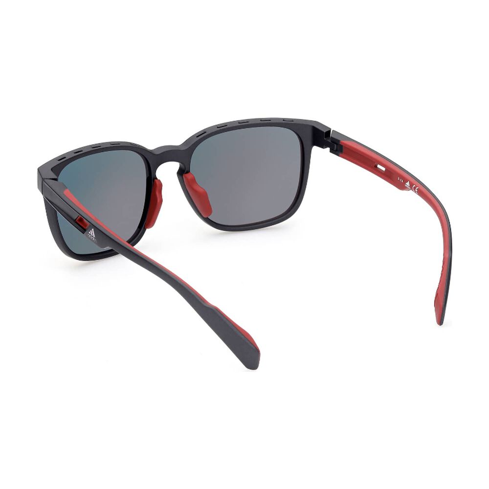 Lentes De Sol Matte Black Espejados Adidas Sport image number 3.0