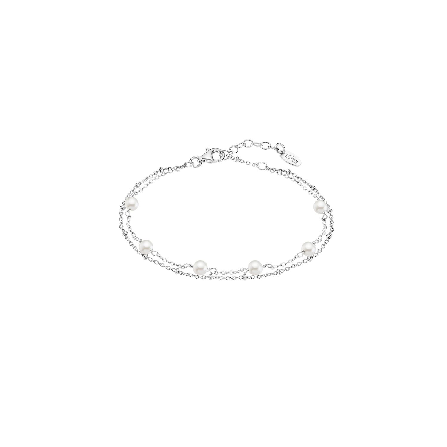 Pulsera Lp3477-2/1 Lotus Silver Mujer Pearls image number 0.0