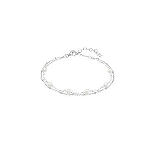 Pulsera Lp3477-2/1 Lotus Silver Mujer Pearls