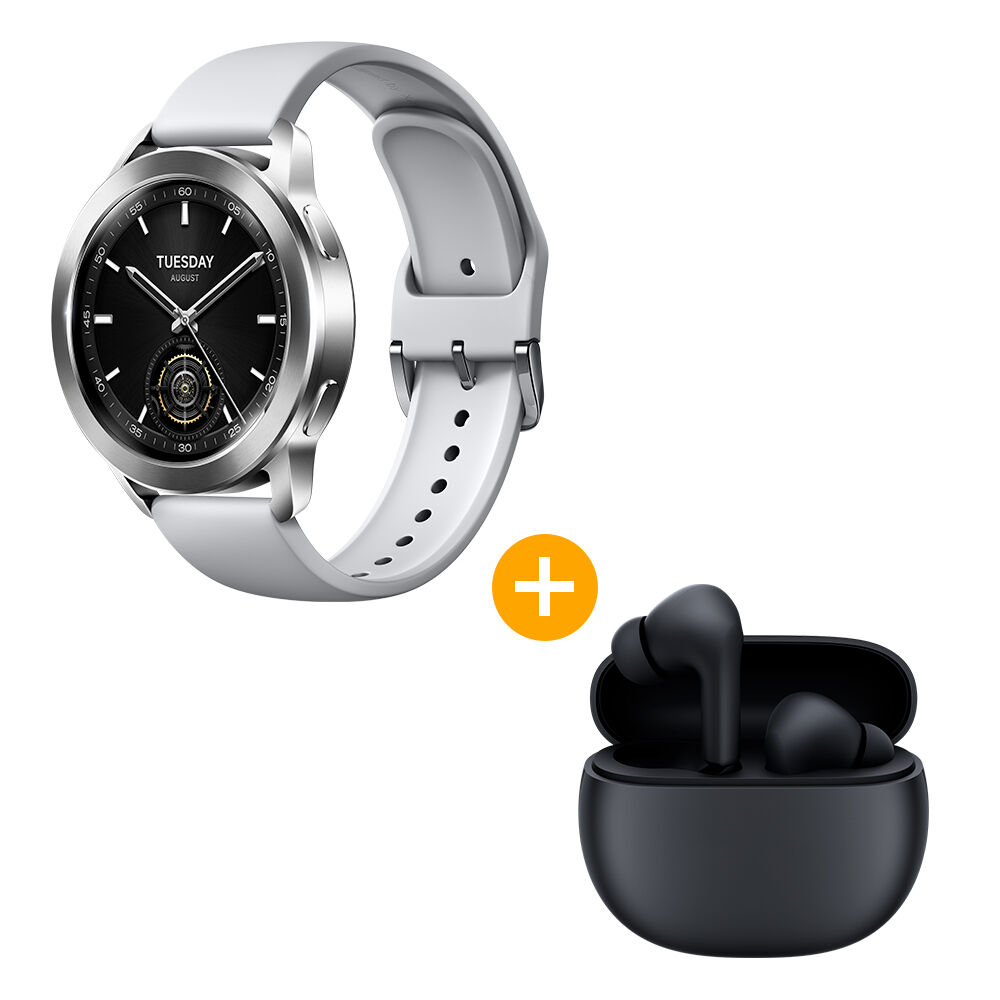 Smartwatch Xiaomi Watch S3 Gris+Redmi Buds 4 Active image number 0.0