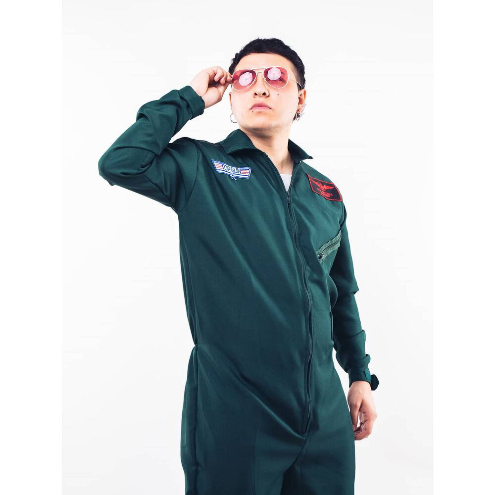 Disfraz De Piloto De Halloween Para Hombre Top Gun Adultos image number 0.0