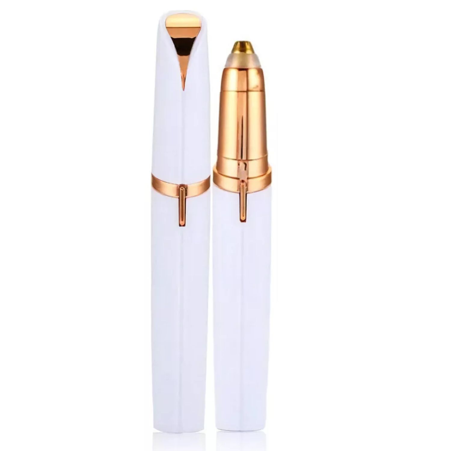 Depiladora Port&aacute;til Cejas Recargable 13cm Eficaz Blanca image number 2.0