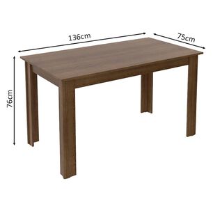 Juego De Comedor Vekkahome Pia / 4 Sillas