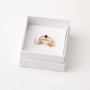 Anillo 19v69 Dorado Mujer Str132