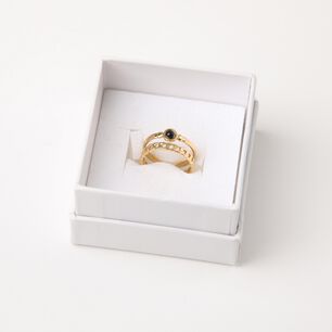 Anillo 19v69 Dorado Mujer Str132