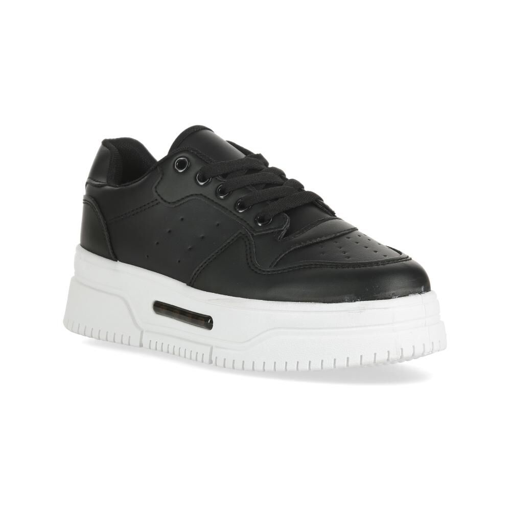 Zapatilla Urbana Mujer Sormani Negro/Blanco image number 0.0