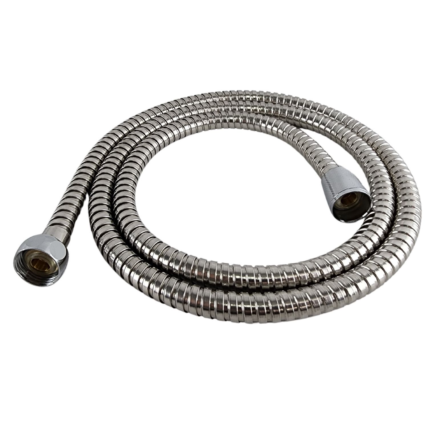 Manguera Ducha Flexible Extensible Cromada 150cm Brillante image number 0.0