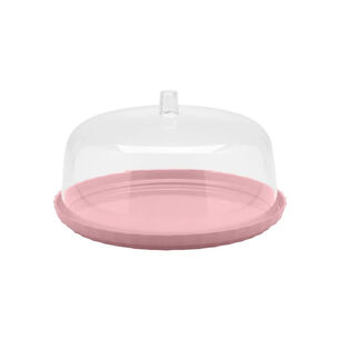 Porta Torta Rosado 30 Cm