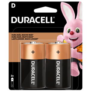 Pilas Alcalinas D 2 Un. - Duracell