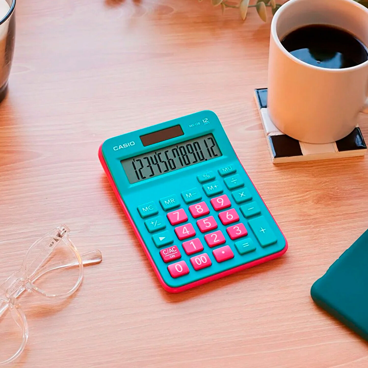 Calculadora Sobremesa Casio Mx-12b-gnrd image number 1.0