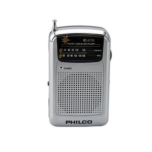 Radio Port&aacute;til A Pilas Fm Am Con Aud&iacute;fonos Philco