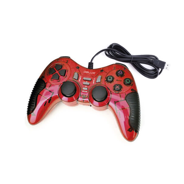 Joystick D-shock Usb Para Pc Color Rojo - Ps