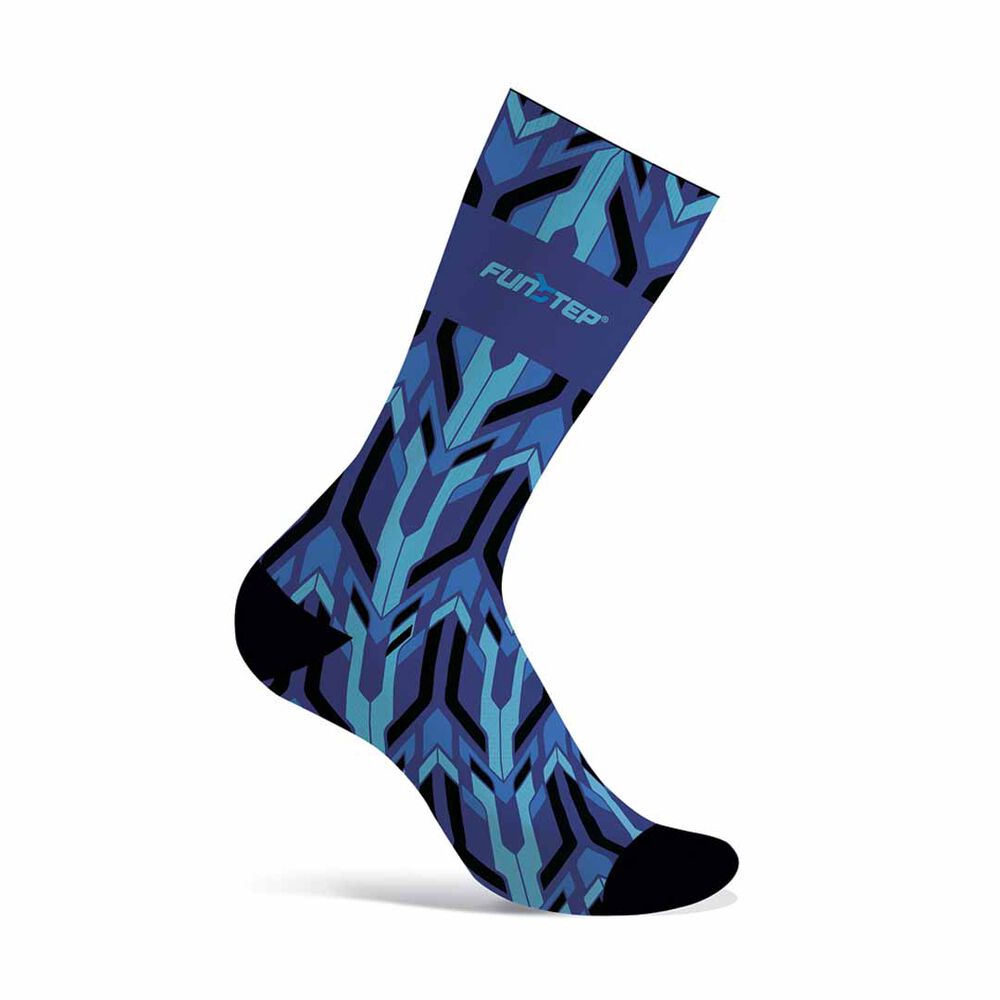 Calcetines Funstep Ciclismo Azul Claro/azul Oscuro Xl 44-47 image number 1.0