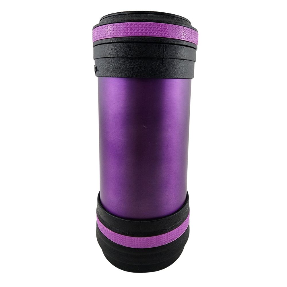 Termo Mega Maxx 600ml Comidas Metalico Acero Inoxidable Morado image number 2.0