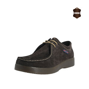 Zapato De Cuero Casual Café Thamrin London Adixt