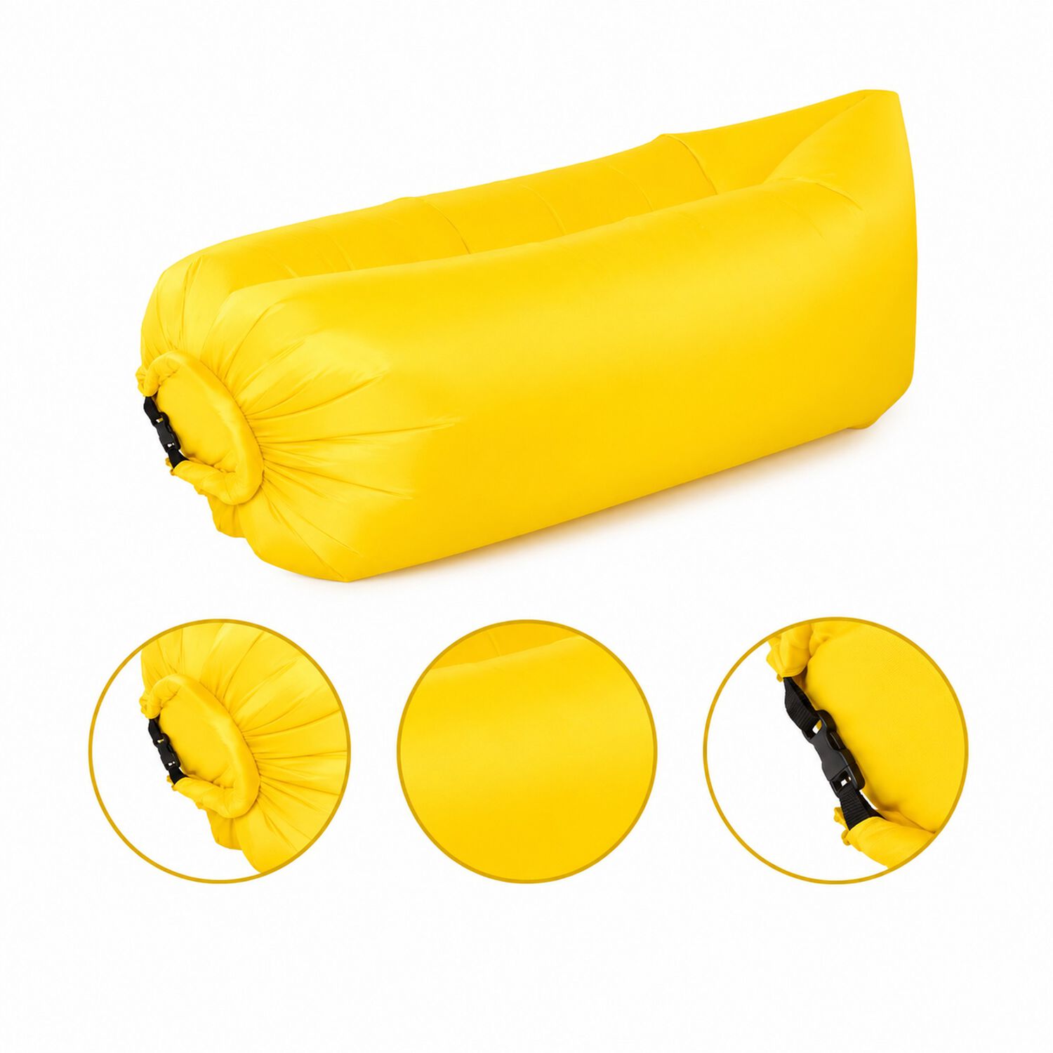 Sof&aacute; Sill&oacute;n Inflable Tumbona Coj&iacute;n Banano Camping Aire Playa image number 30.0