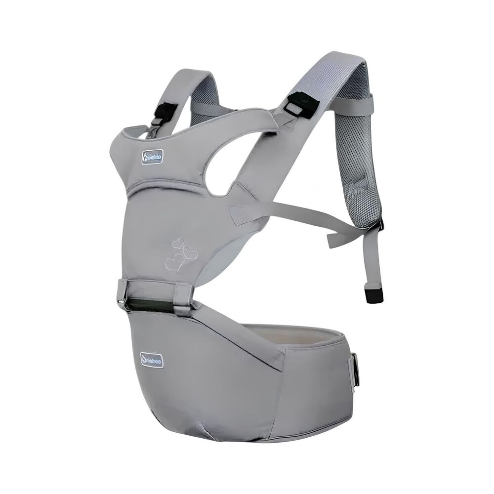 Portabeb&eacute; Ergonomico 0-3 A&ntilde;os Sonet Gris By Lubabycas image number 6.0