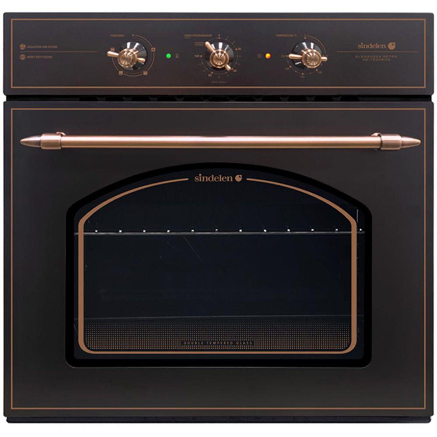 Kit De Cocina Sindelen Horno Empotrado HE-7200IN + Encimera A Gas CEG-4650IN + Campana CA-635PNG / 4 Quemadores image number 4.0