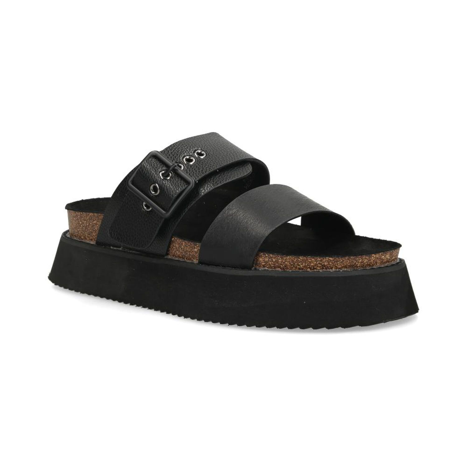 Sandalia Mujer Rolly Go Black image number 0.0
