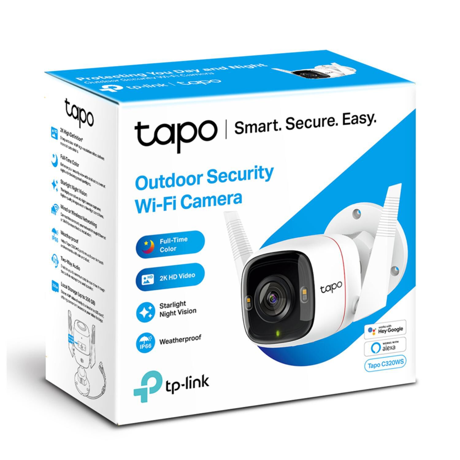 Camara De Seguridad Wifi Vn Qhd Exterior C320ws image number 3.0