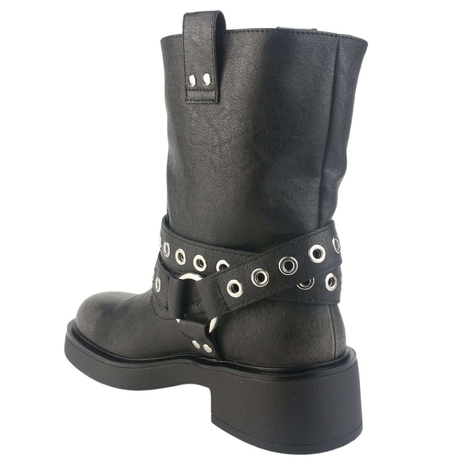 Botin Chalada Mujer Biker-5 Negro Casual image number 3.0