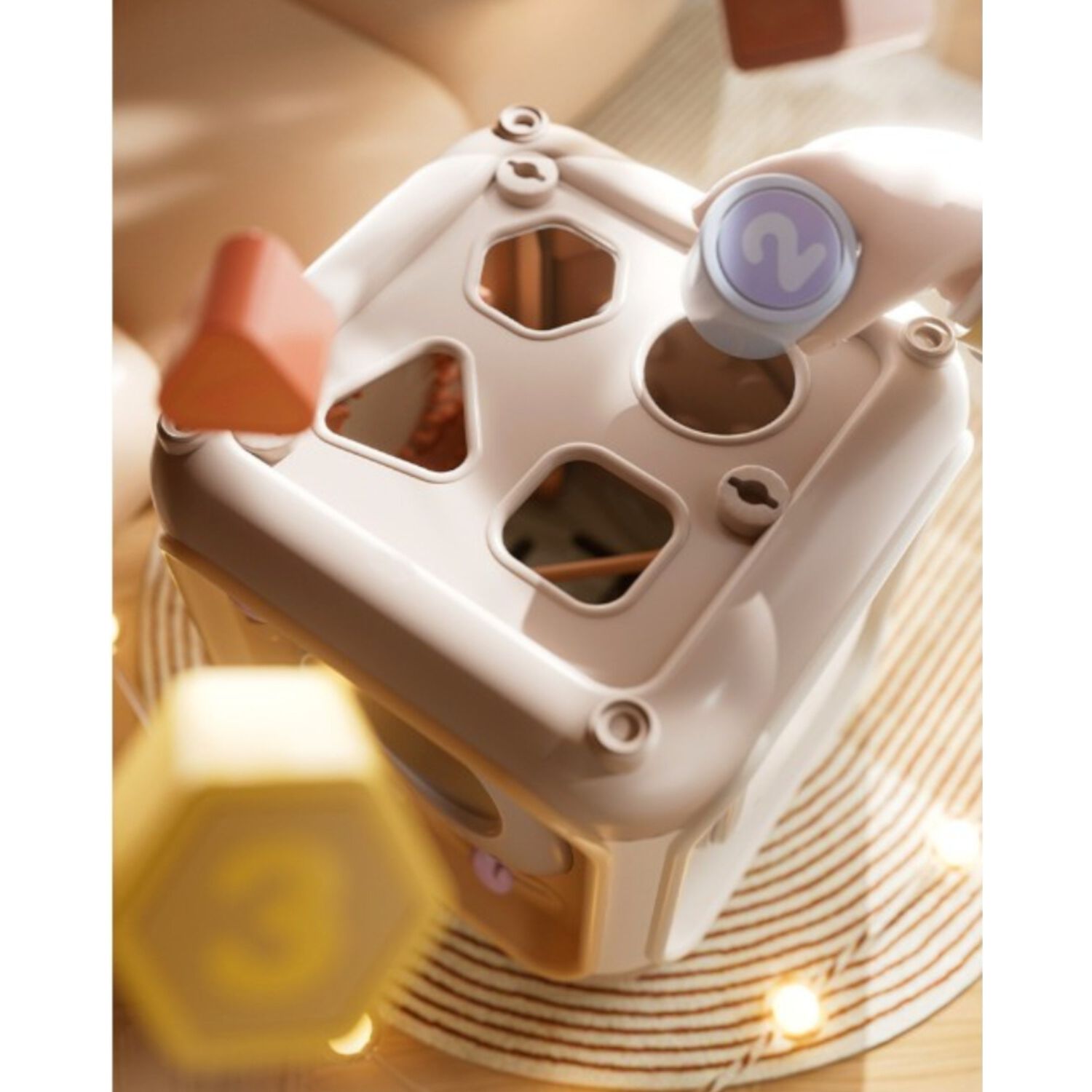 Cubo Did&aacute;ctico Interactivo Para Beb&eacute;s Con Juegos Montessori image number 4.0