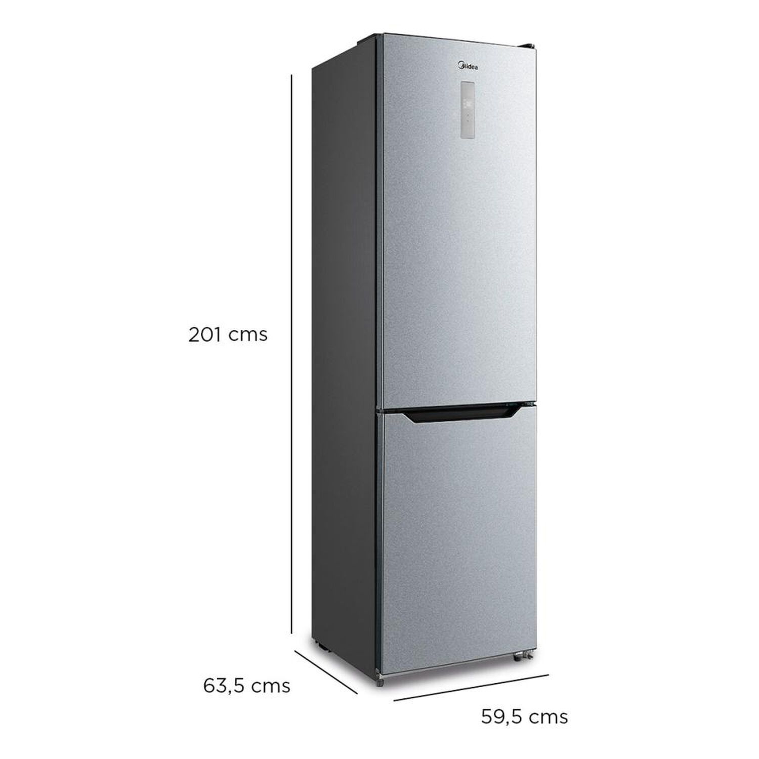 Refrigerador Bottom Freezer Midea MDRB489MTE50 / No Frost / 330 Litros / C image number 2.0