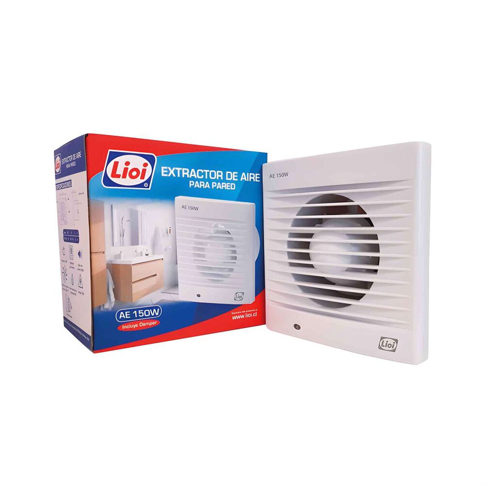 Extractor De Aire Pared 6"/150w - Lioi image number 0.0