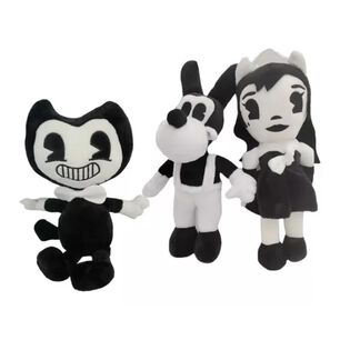 Pack 3 Juguete Peluches Bendy Alice Borys 30cm Infantil
