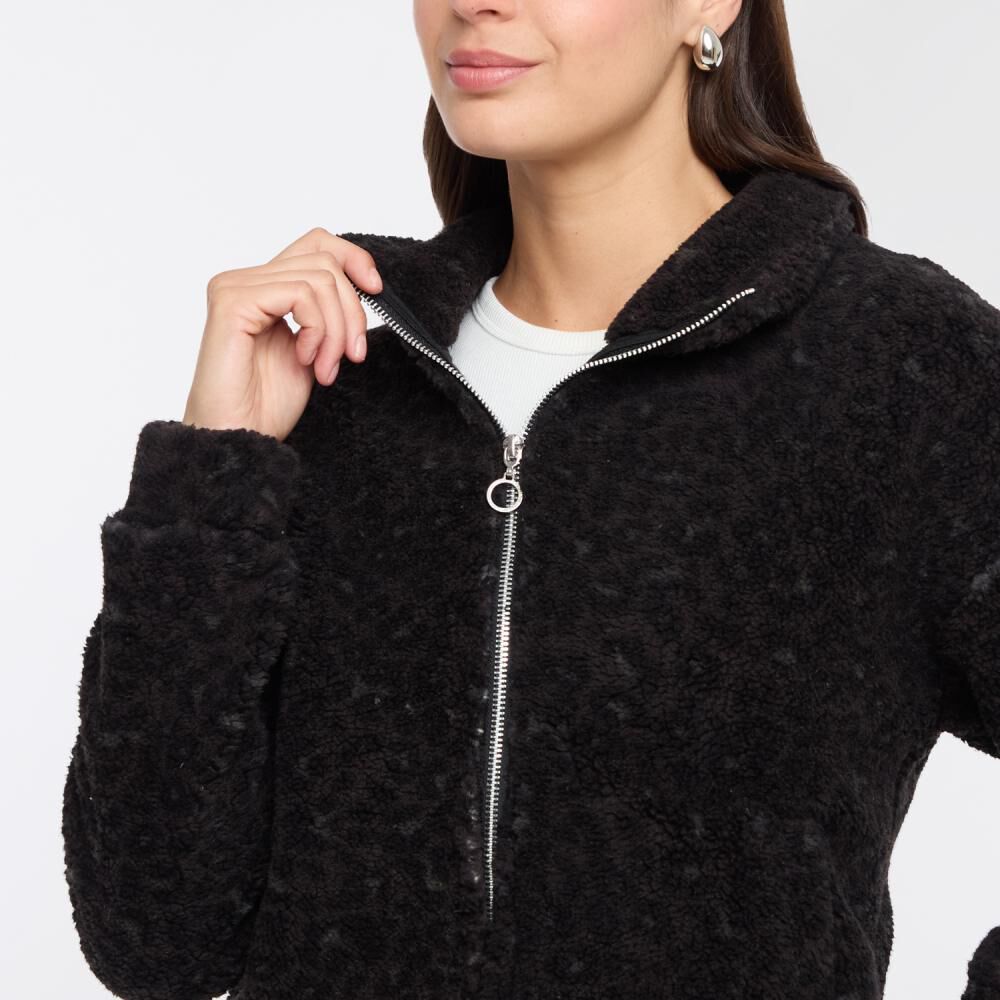 Polerón Chiporro Estampado Regular Cuello Alto Mujer Rolly Go image number 4.0