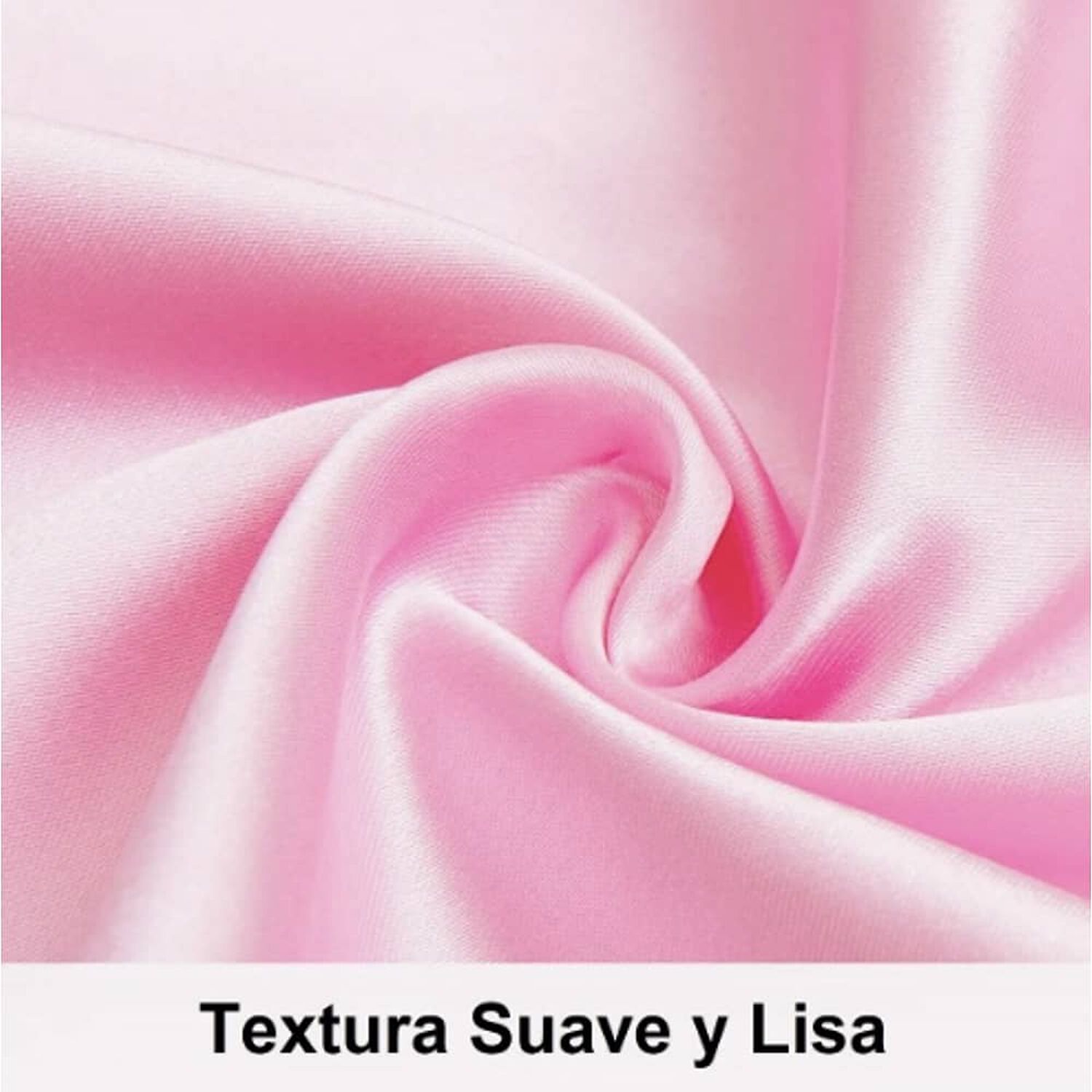 Set 2 Funda Almohada Sat&iacute;n Rosado image number 3.0