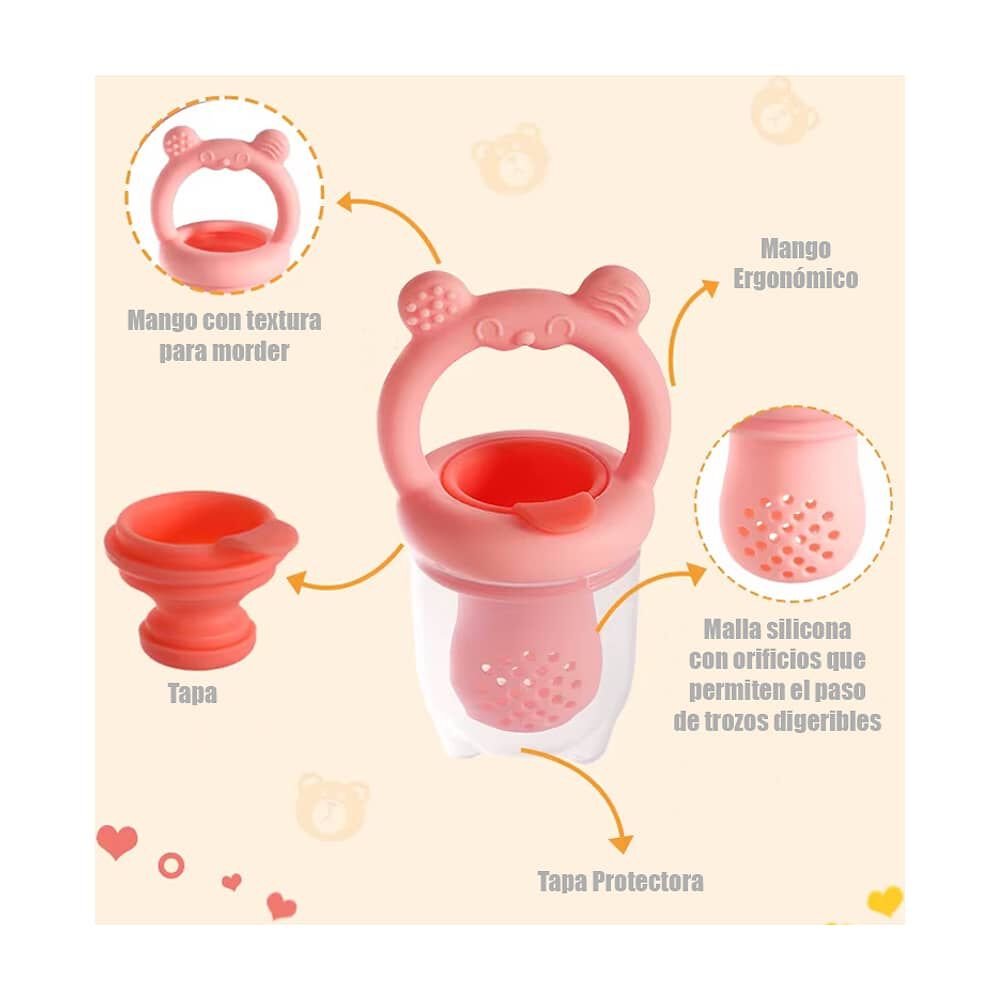 Chupete Fruta Bebe Mordedor Rasca Encia + Molde Para Helados image number 1.0