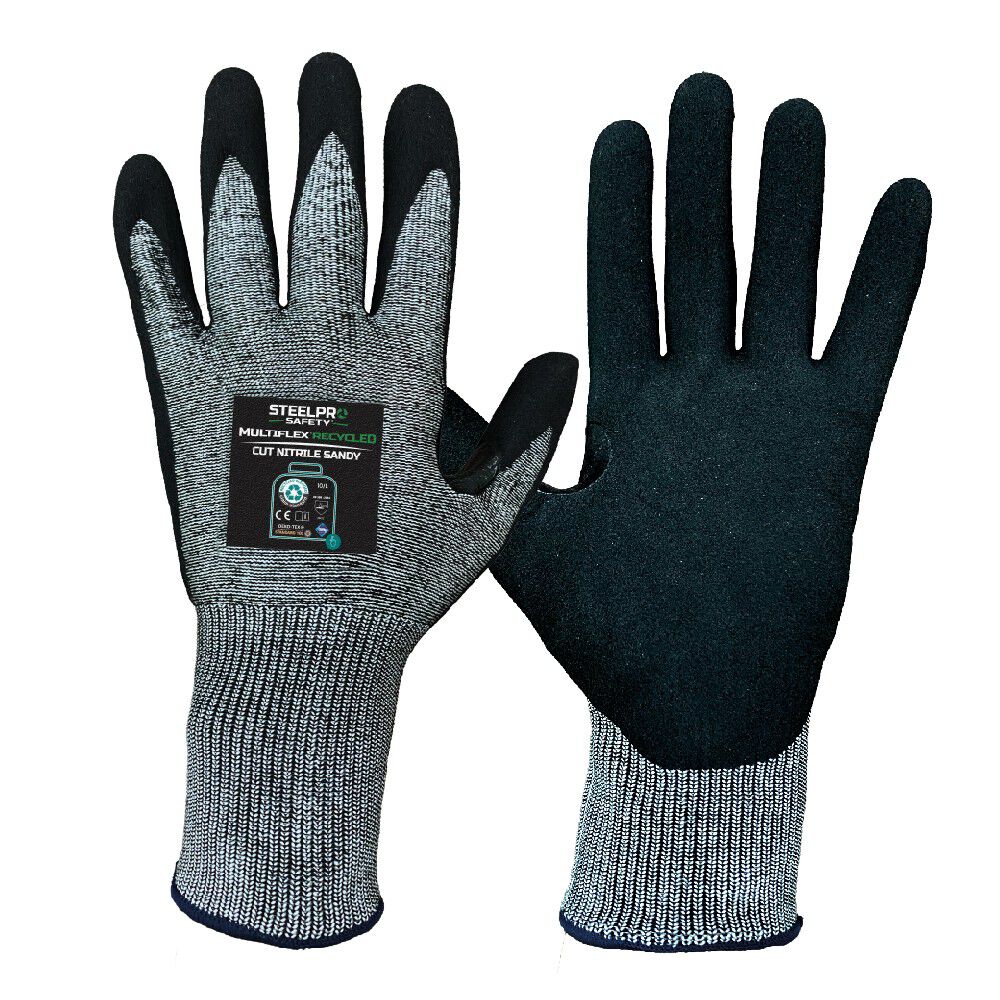 Guante Multiflex Recycled Cut Nitrile Sandy image number 0.0