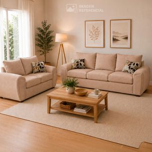 Juego De Living Elegant Detail Houston / 5 Cuerpos