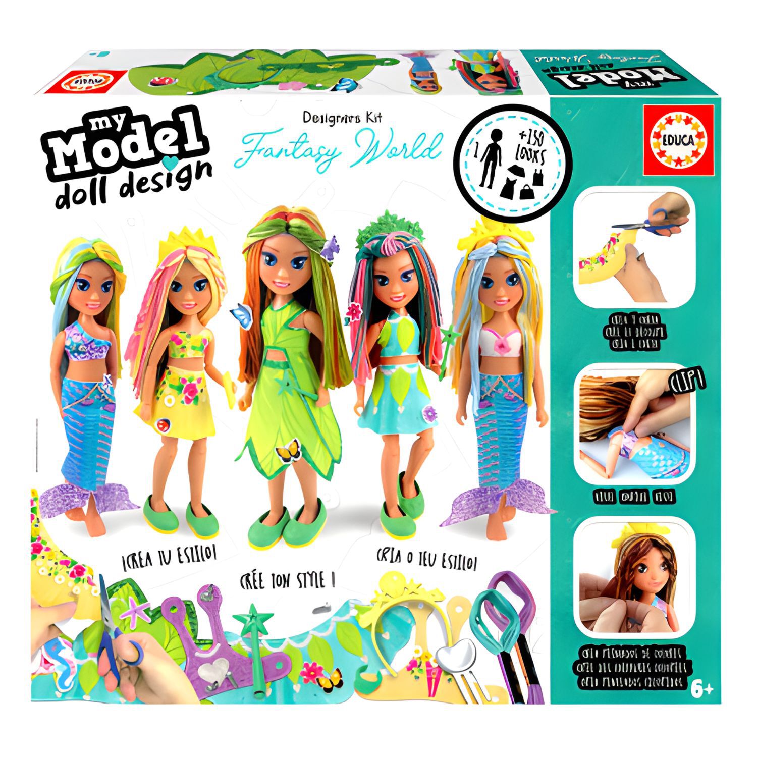 Mu&ntilde;eca Fantasy World Dise&ntilde;a Moda +150 Looks Magicos - Ps image number 0.0