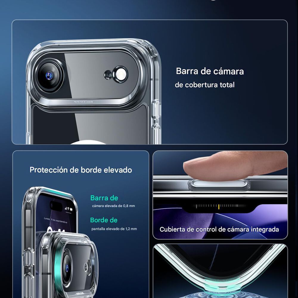 Para Iphone 17 Air - Pack: Carcasa Magsafe + Vidrio Templado image number 3.0